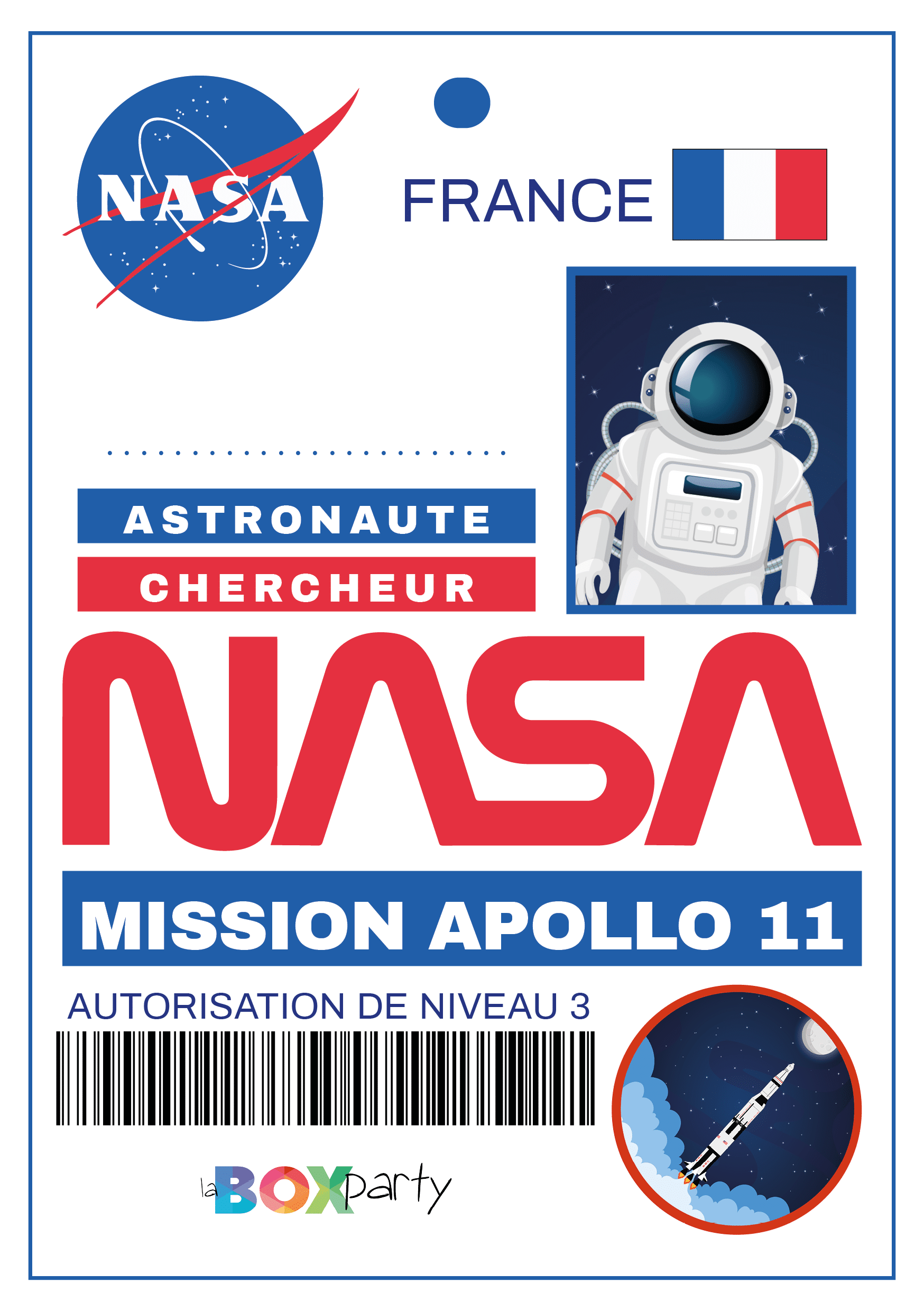 badge insigne astronaute anniversaire dans les étoiles spationaute