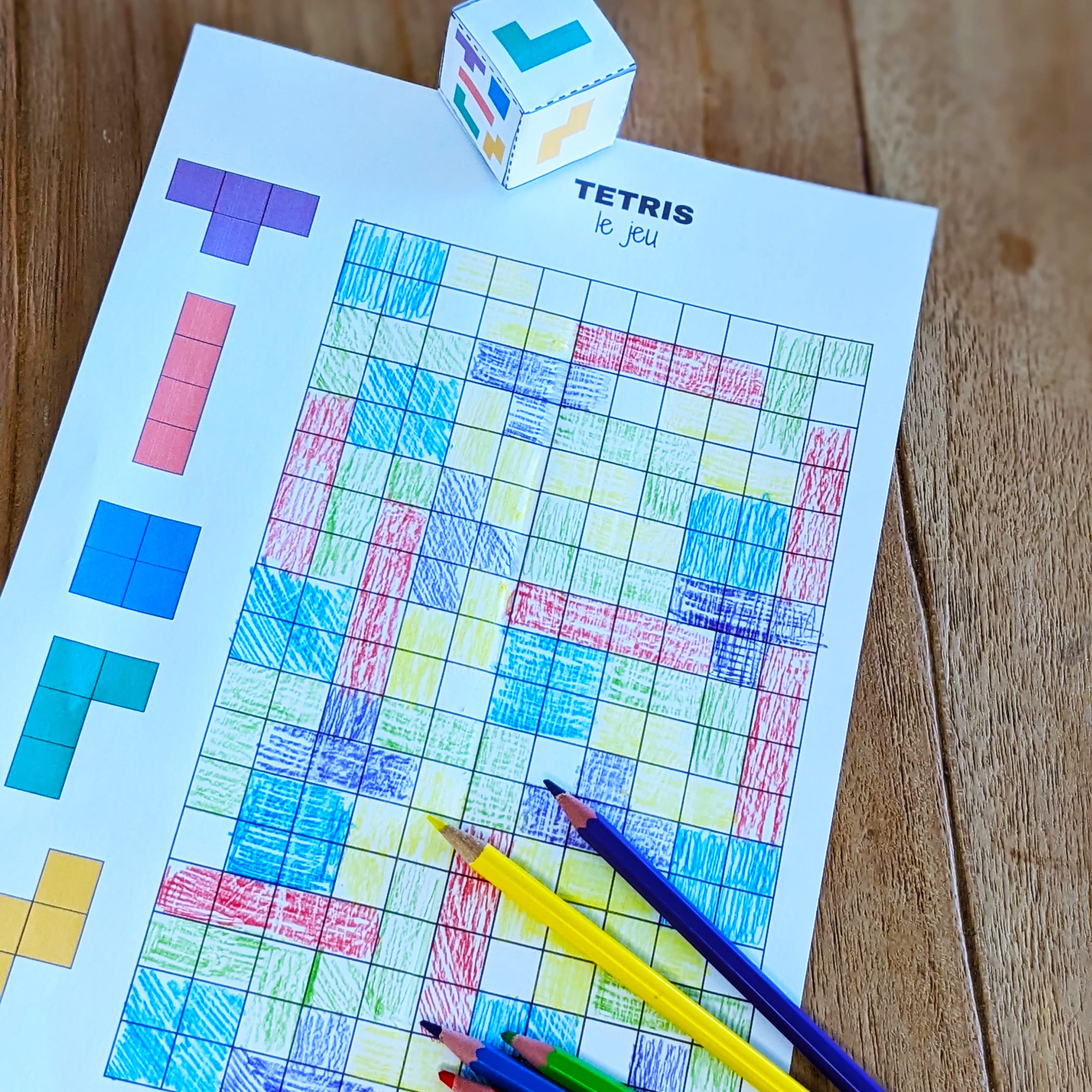 Activité vacances de Printemps : Tetris