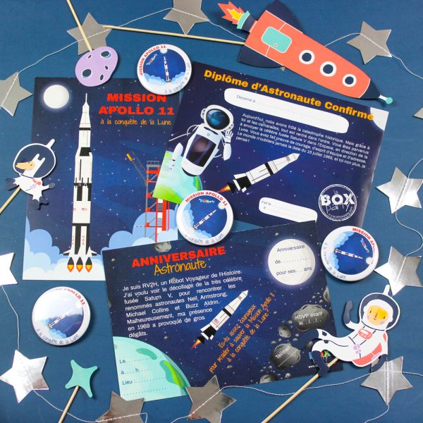 anniversaire astronaute - décoration espace activités étoiles anniversaire espace