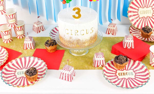 anniversaire cirque - décoration cirque activités cirque anniversaire thème cirque