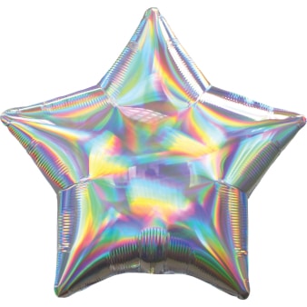 ballon étoile holographique